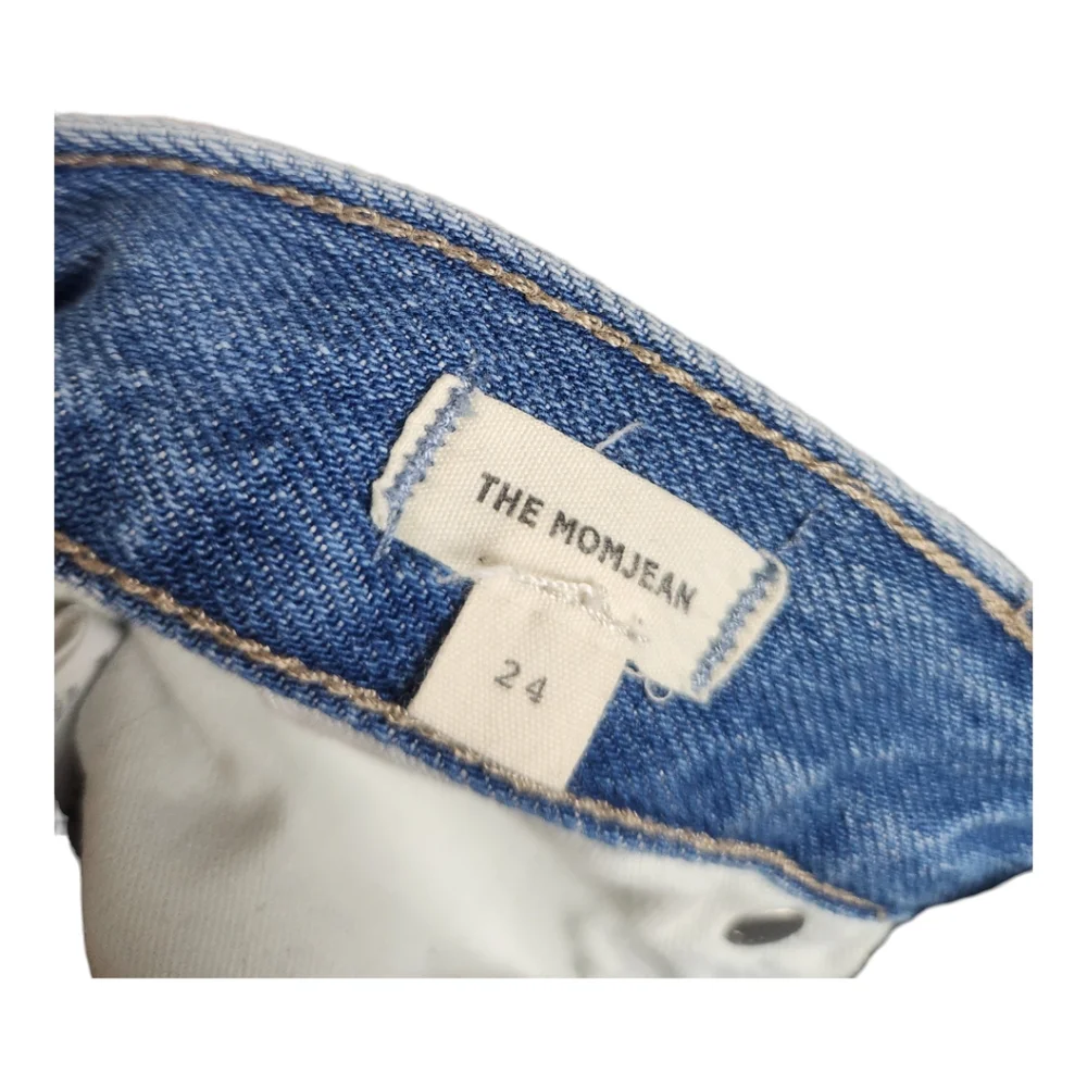 Madewell The Momjean in Gilford Wash Ripped Edition Size 24 High Rise AJ214 - Picture 4 of 8